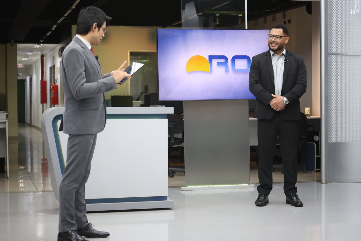 Cidinei Martins sendo entrevistado sobre a nova NR-01